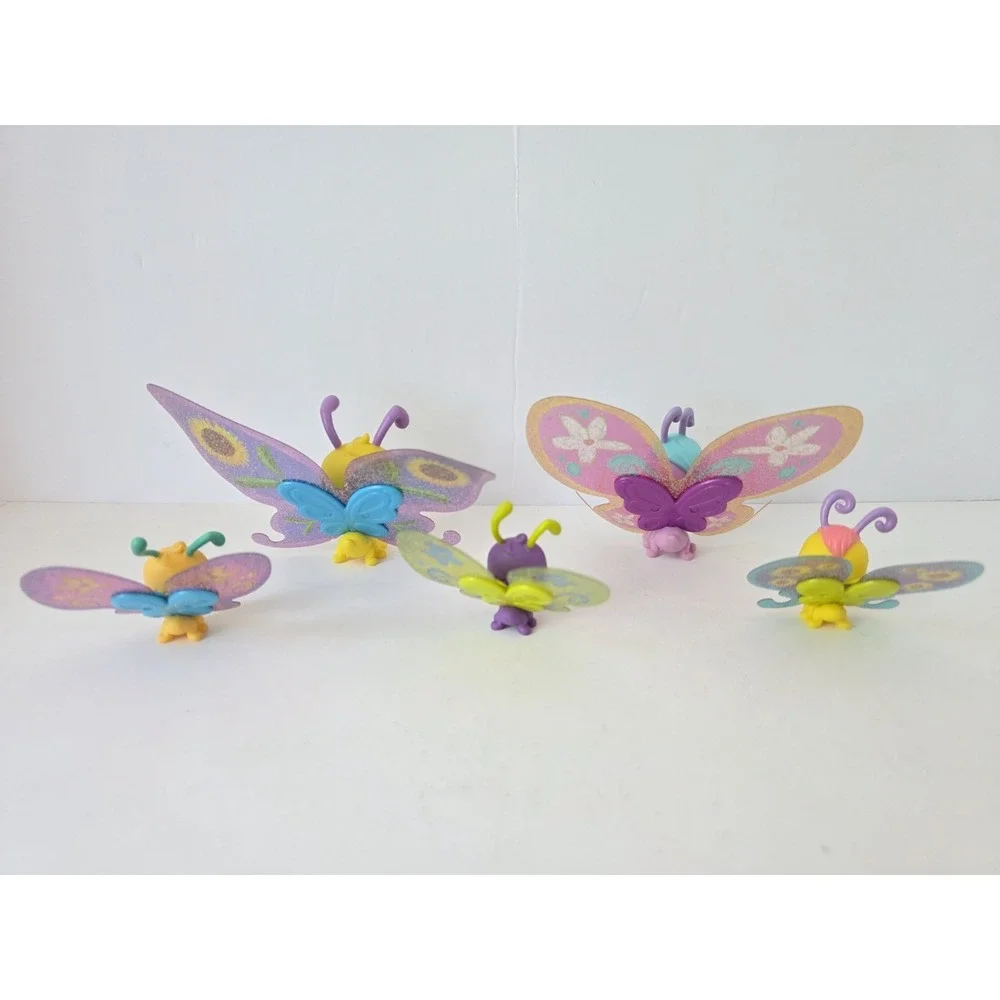 Littlest Pet Shop figure Fancy Flutters butterfly lot of 5 3-67 66 68